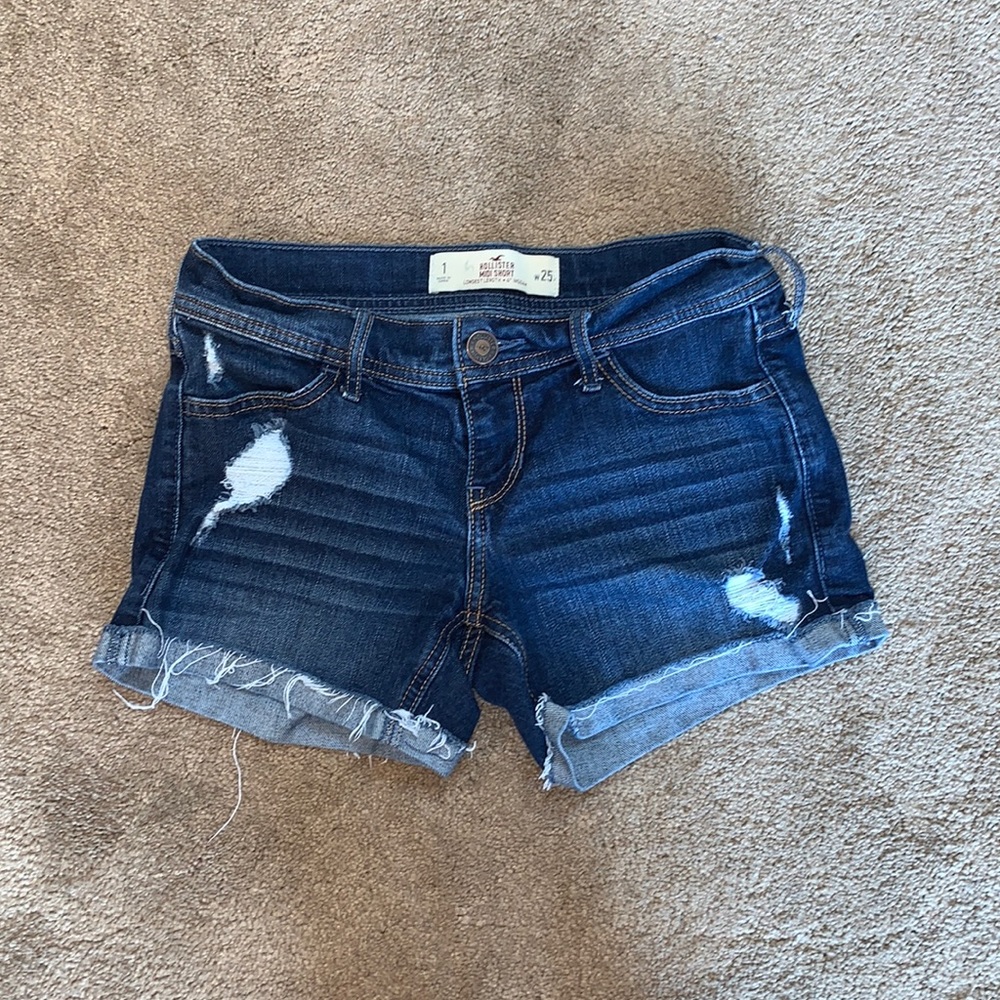 Hollister jean shorts womens size 1